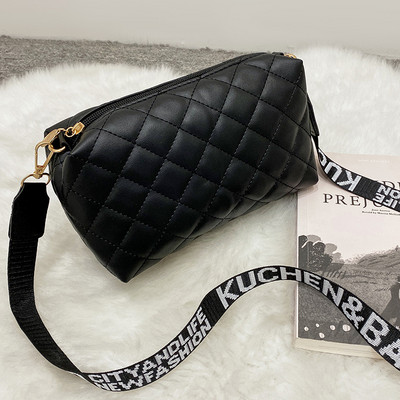 2022 г. Малка чанта Messenger за жени Trend Lingge Embroidery Camera Женска мода Дамски чанти през рамо Crossbody Чанта за мобилен телефон