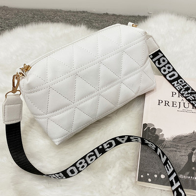 2022 г. Малка чанта Messenger за жени Trend Lingge Embroidery Camera Женска мода Дамски чанти през рамо Crossbody Чанта за мобилен телефон