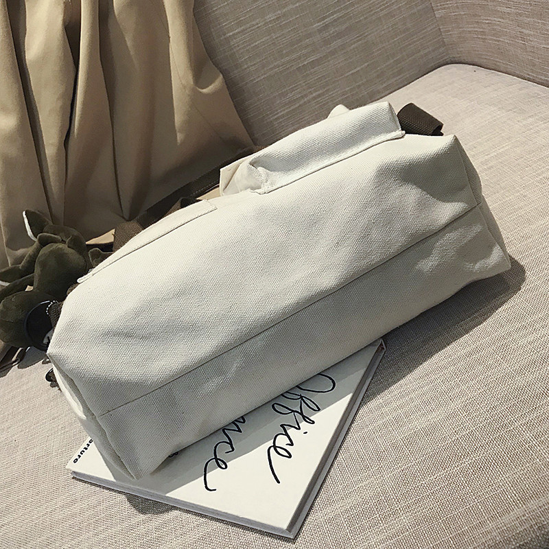 Naiste lõuendikotid Käekott Õlakott Suure mahutavusega ühevärvilised kandekotid Ostukotid vabaaja naiste ristkott