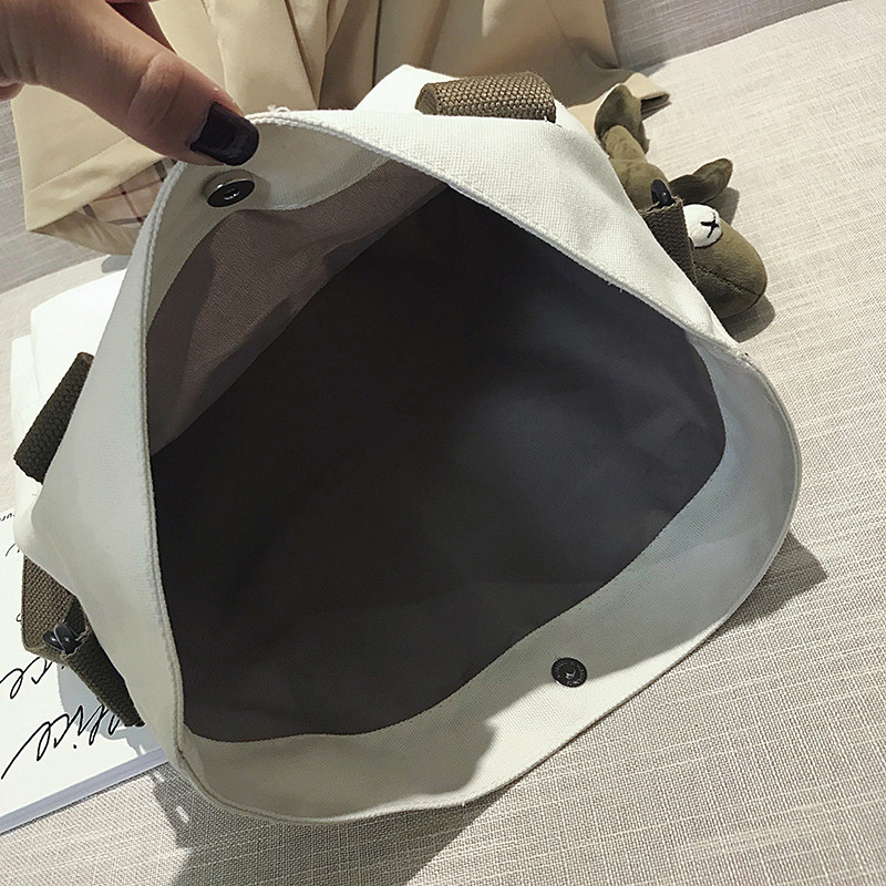 Naiste lõuendikotid Käekott Õlakott Suure mahutavusega ühevärvilised kandekotid Ostukotid vabaaja naiste ristkott