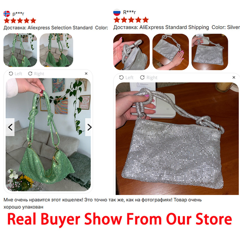 Geantă de seară cu strasuri de modă pentru femei, pentru petrecere de cină, poșete de nuntă, poșetă de designer pentru femei, geantă de umăr la subrat