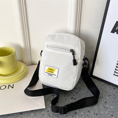 Geantă de mână pentru umăr, cu fermoar, din velur, toamnă, iarnă, cu mai multe straturi