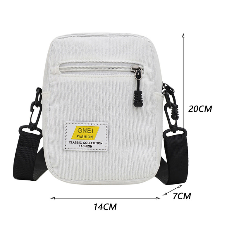 Geantă de mână pentru umăr, cu fermoar, din velur, toamnă, iarnă, cu mai multe straturi