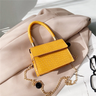 Genți de mână pentru doamne Mini model de piatră Model de crocodil Genți de umăr Crossbody Moda Genți de mână Crossbody Portofele Сумки женские