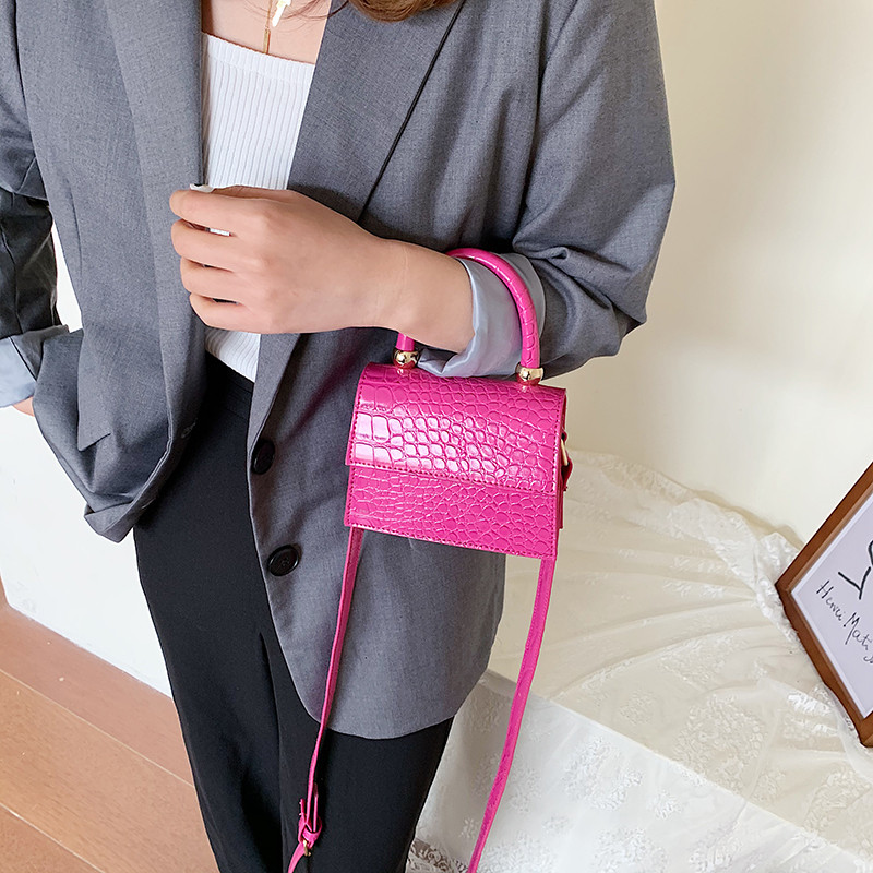 Genți de mână pentru doamne Mini model de piatră Model de crocodil Genți de umăr Crossbody Moda Genți de mână Crossbody Portofele Сумки женские