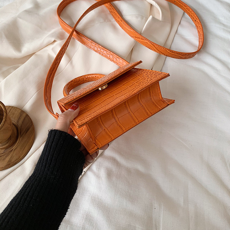 Genți de mână pentru doamne Mini model de piatră Model de crocodil Genți de umăr Crossbody Moda Genți de mână Crossbody Portofele Сумки женские