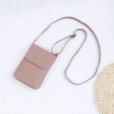 2021 Flap Crossbody Τσάντες Γυναικείες μίνι PU Δερμάτινες τσάντες ώμου και τσάντες για κορίτσια Γυναικείο τηλέφωνο Απλή τσάντα μονόχρωμη ντιζάιν