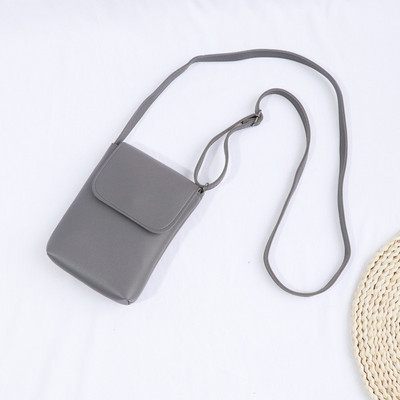 2021 Flap Crossbody Τσάντες Γυναικείες μίνι PU Δερμάτινες τσάντες ώμου και τσάντες για κορίτσια Γυναικείο τηλέφωνο Απλή τσάντα μονόχρωμη ντιζάιν