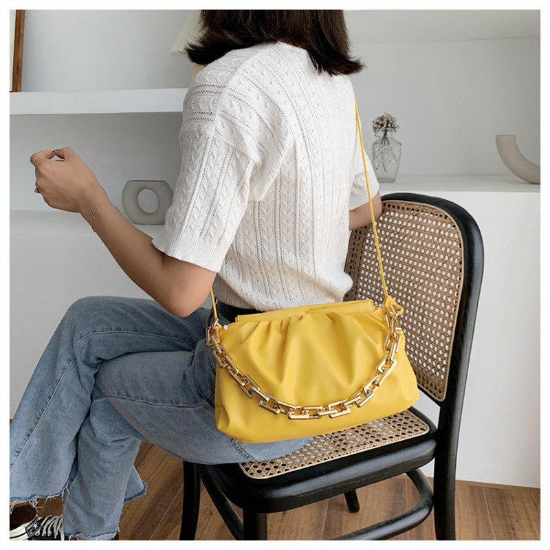 2022 Retro Femei Găluște Messenger Geantă Lanț de Designer Nouă Moda Cloud Femeie Crossbody Geanta de Umăr Tide Poșetă Poșetă