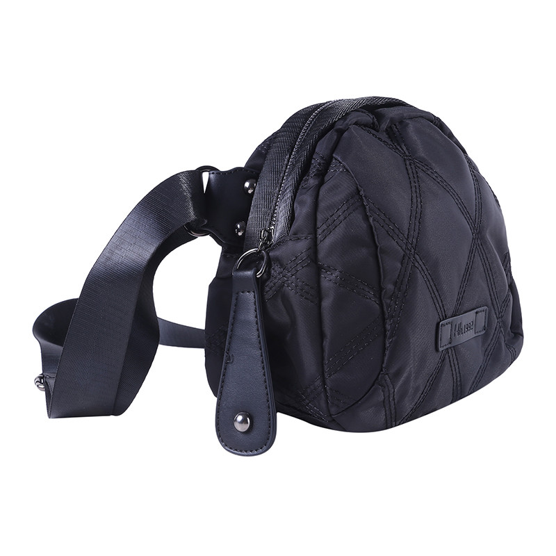 1 τμχ Γυναικεία τσάντα καπιτονέ Ευρύχωρη Μαύρη Κυρία Χαριτωμένα Χειμερινά Τάσεις Smart Phone Essential φορητή νάιλον καθημερινή τσάντα χιαστί