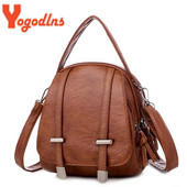 Yogodlns Vintage väike õlakott naiste pehmest PU-nahast Crossbody kott Multifunktsionaalne messenger kott Casual Lady käekott Bolso