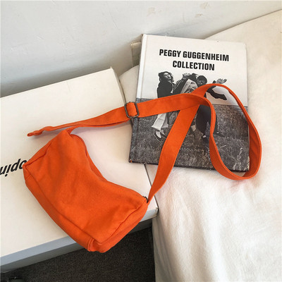 Tinejdžer Y2K Grunge Aesthetic Canvas Phone Mini Side Sling Messenger Torba Moda 90-ih Ita Textile Elegantna mala torba preko ramena