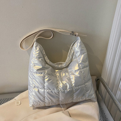 Χειμερινή νέα βαμβακερή γυναικεία τσάντα ώμου Τσάντες casual tote μεγάλης χωρητικότητας Μαλακές τσάντες γυναικεία τσάντα μασχάλης