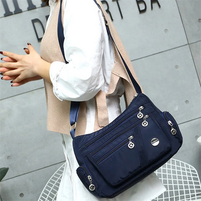 Γυναικεία τσάντα Υψηλής ποιότητας πολυλειτουργική τσάντα αγγελιοφόρου αναψυχής Γυναικεία τσάντα νάιλον αδιάβροχη τσάντα αγγελιοφόρου