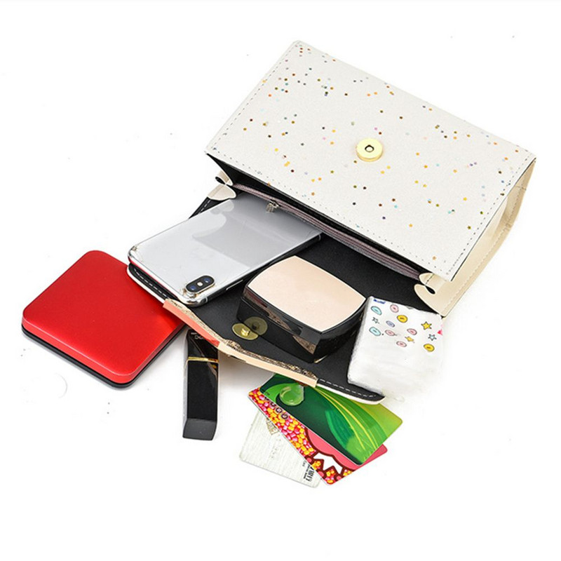 Strasszos kézitáska női táska gyémántok válltáska pénztárca Női Crossbody táska Fénylő Messenger Clutch Táskák Négyzet