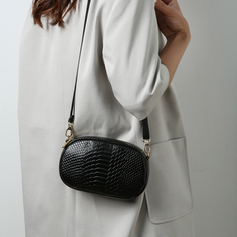 Γυναικεία μόδα νέα δερμάτινη τσάντα ώμου 2022 με σχέδιο κροκόδειλου πρώτης στρώσης διαγώνια τσάντα τσάντα αγελάδας πορτοφόλι τσάντα κινητού τηλεφώνου