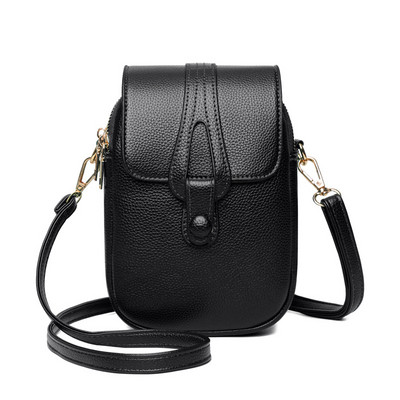 Väike käekott naistele Ühevärviline Crossbody kott Naiste õlakott Kvaliteetne käekott Naiste telefonikott