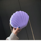 Divat női váll kézitáskák Shell táska lánc aranyos flitterek kis táska telefon pénztartó cipzáros táskák nőknek