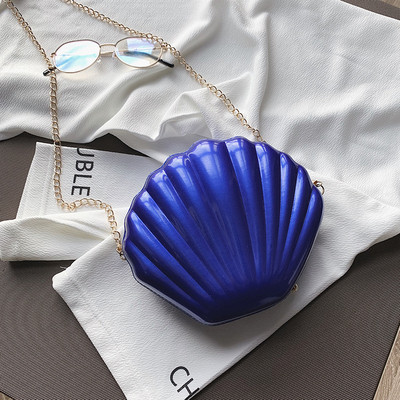 Divat női váll kézitáskák Shell táska lánc aranyos flitterek kis táska telefon pénztartó cipzáros táskák nőknek