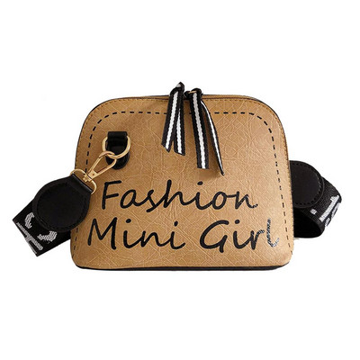 Kaasaskantavad Shell Crossbody kotid Väikeste tähtedega Trükkimine Patchwork PU nahast käekotid Vabaaja õlakotid puhkuseks