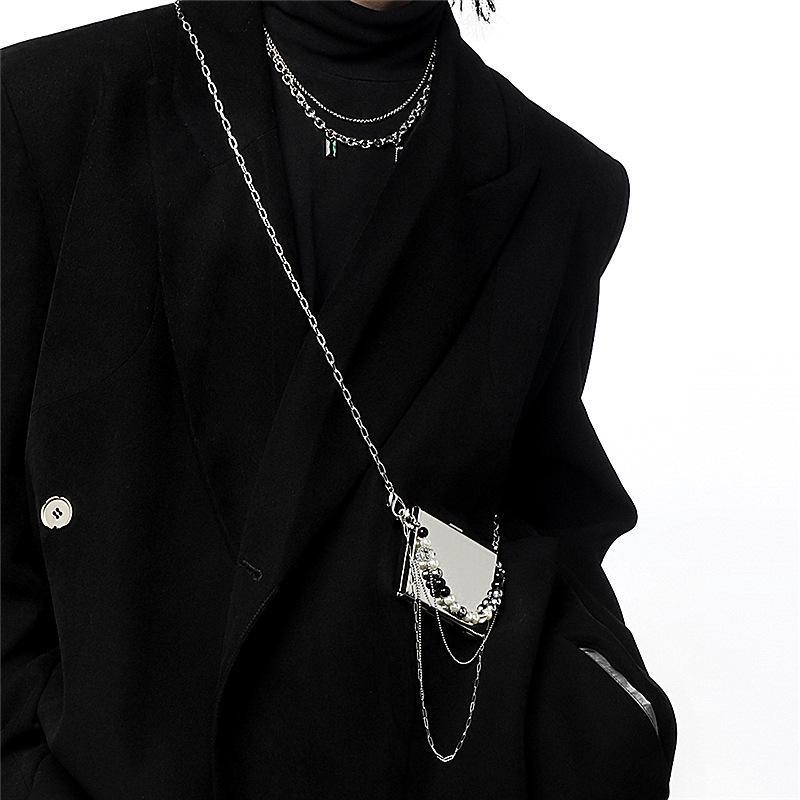 Naiste kott Shell 2023 uus mood ketid metallist kaardikott Euroopa-Ameerika stiilis õlakott Käekott rahakott vöökott Kvaliteetne