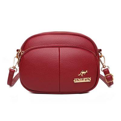 Μονόχρωμες PU Δερμάτινες μικρές τσάντες για γυναίκες Ρετρό casual τσάντα χιαστί ώμου Πολυτελείς τσάντες σχεδιαστών Clutch Bolsas Feminina