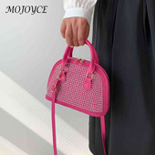 2023 PU Messenger Geantă cu diamante strălucitoare Poșetă de mână cu fermoar cu mâner superior Geanta de călătorie din piele pentru femei Geantă pentru cameră Geantă de crossbody