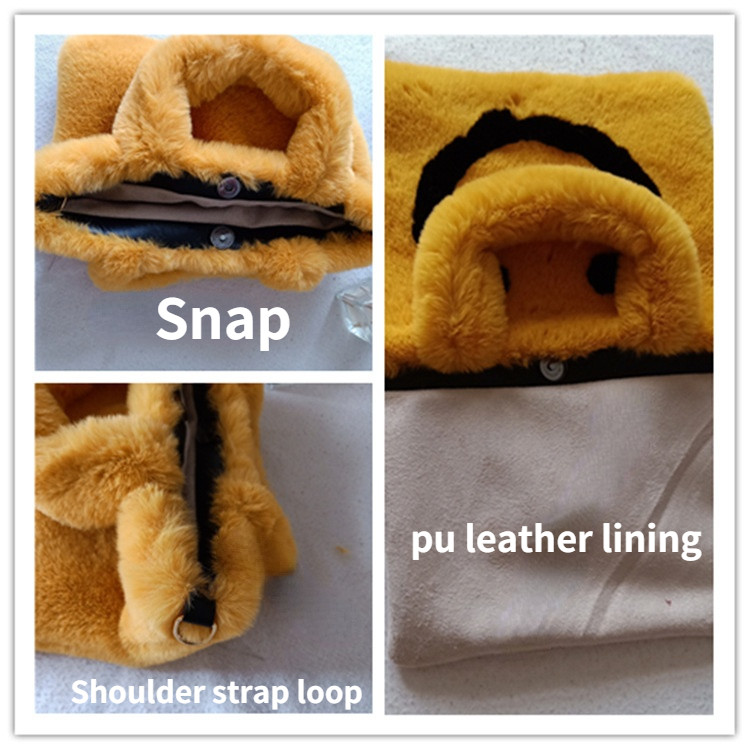 Χαριτωμένη γυναικεία βελούδινη τσάντα ώμου Μαλακή ψεύτικη γούνα Γυναικεία αλυσίδα τσάντες αγγελιαφόρου μόδας Γυναικείες μικρές τσάντες τσάντες Bolsas