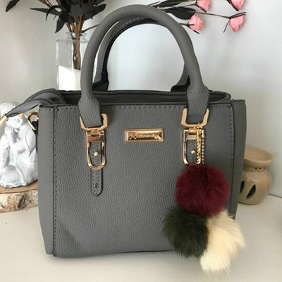 Naiste ostukäekott Naiste kott Uued käekotid PU-nahast pompom Crossbody Mood Wild Candy värvi Messenger õlakotid