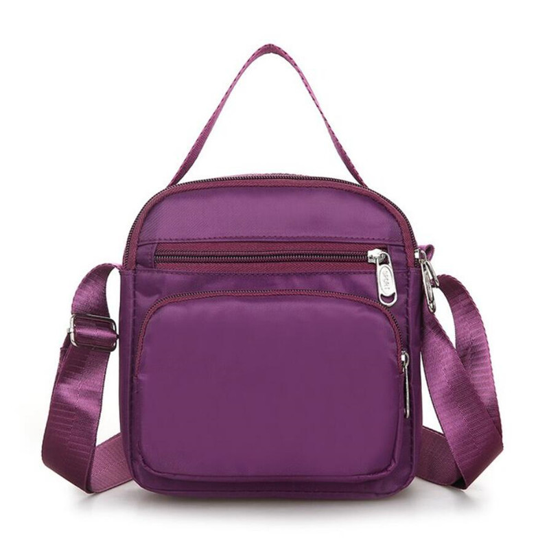 Νέες γυναικείες τσάντες ώμου Nylon Flowers Εκτύπωση γυναικείες τσάντες για κορίτσια τσάντες messenger μικρές χιαστί μίνι γυναικείες τσάντες