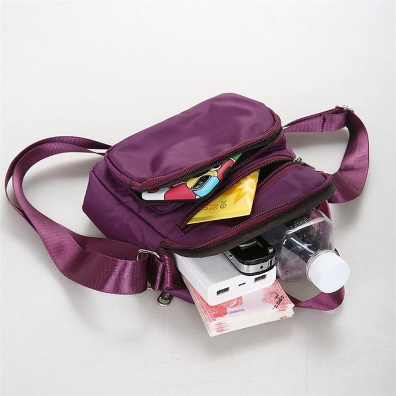 Νέες γυναικείες τσάντες ώμου Nylon Flowers Εκτύπωση γυναικείες τσάντες για κορίτσια τσάντες messenger μικρές χιαστί μίνι γυναικείες τσάντες