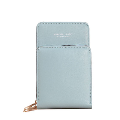 Kézitáskák Női táska Női válltáska Messenger táska Nagy kapacitású tükrös érintőképernyős mobiltelefon táska pénztárca kártyatartó