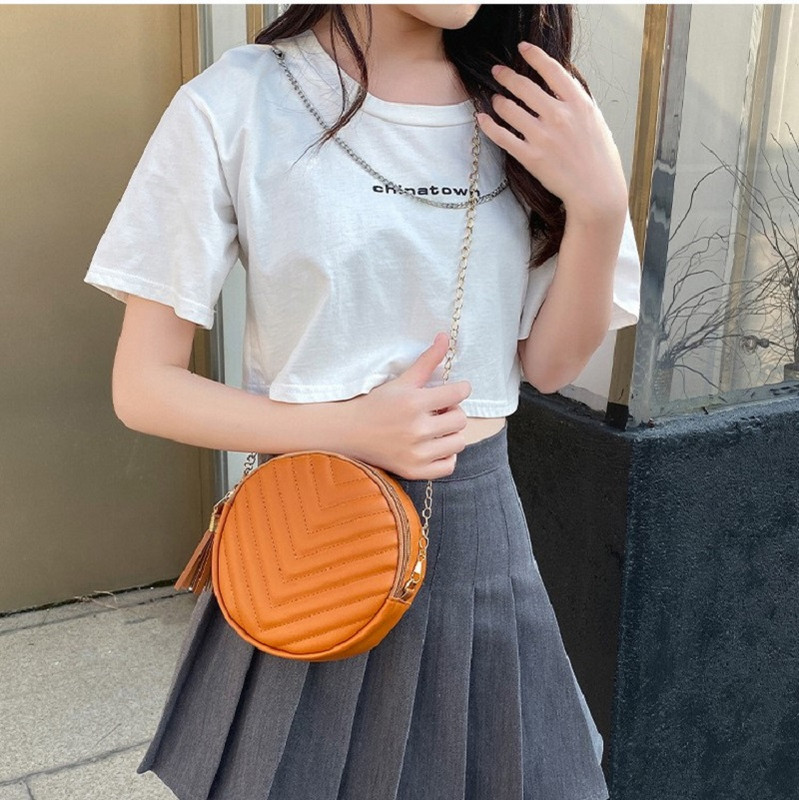 Geantă rotundă pentru femei, de designer de modă, din piele, genți de umăr circulare, cu ciucuri, pentru femei, geantă de mână pentru femei.