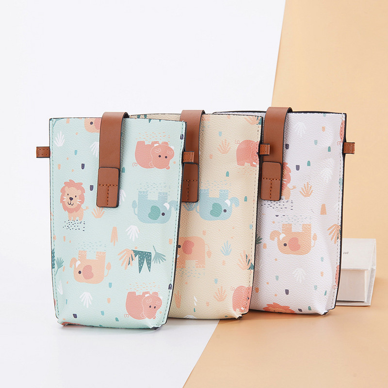 Ženska mala torba na rame sa slatkim životinjskim printom Ženska ljetna torba za telefon Kožne torbe na rame Ženska torba preko ramena Torbica