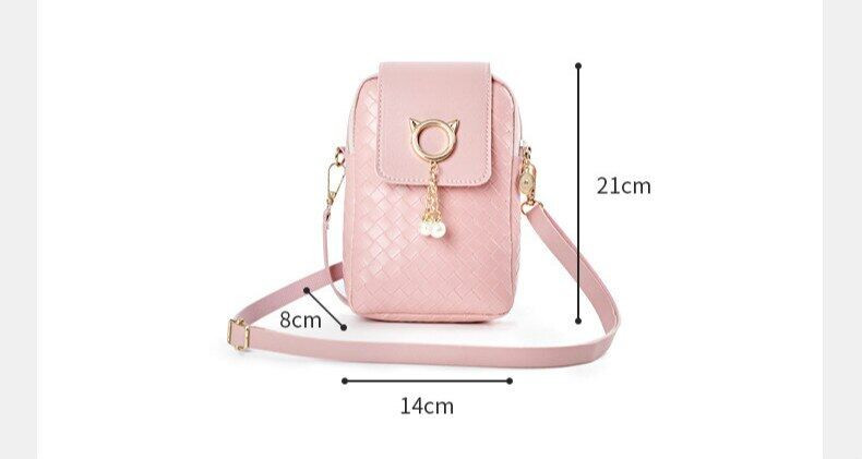 Mini geantă de umăr pentru telefon mobil încrucișată Poșetă cu monede țesute cu ciucuri de perle geantă de femeie în stil de acoperire, geantă diagonală de umăr