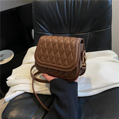 Μόδα τσάντα ώμου με πτερύγιο σέλας για γυναίκες PU δερμάτινη τσάντα χιαστί Πολυτελής γυναικεία τσάντα Messenger Designer τσάντα μασχάλης