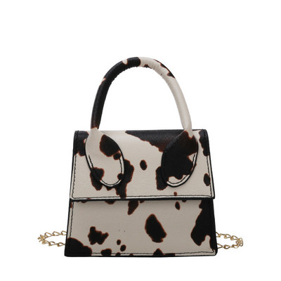 SCOFY FASHION Cow Print Mini Crossbody kotid naistele Elegantne käekott ja rahakott Luksuslik kõrge disainiga lilleline väike õlakott