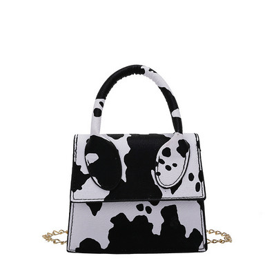 SCOFY FASHION Cow Print Mini Crossbody kotid naistele Elegantne käekott ja rahakott Luksuslik kõrge disainiga lilleline väike õlakott