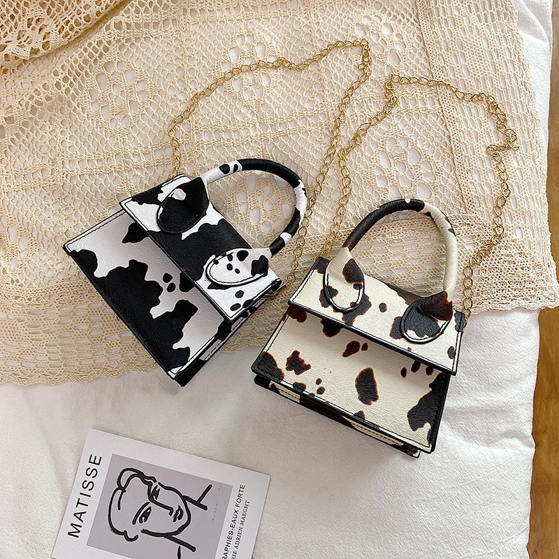 SCOFY FASHION Cow Print Mini Crossbody kotid naistele Elegantne käekott ja rahakott Luksuslik kõrge disainiga lilleline väike õlakott