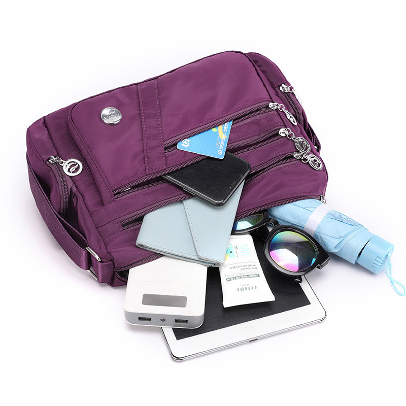 Madinga laisvalaikio rankinė ant peties, moteriška rankinė Nailono vandeniui nepralaidūs krepšiai moteriškoms rankinėms Aukštos kokybės daugiafunkcis