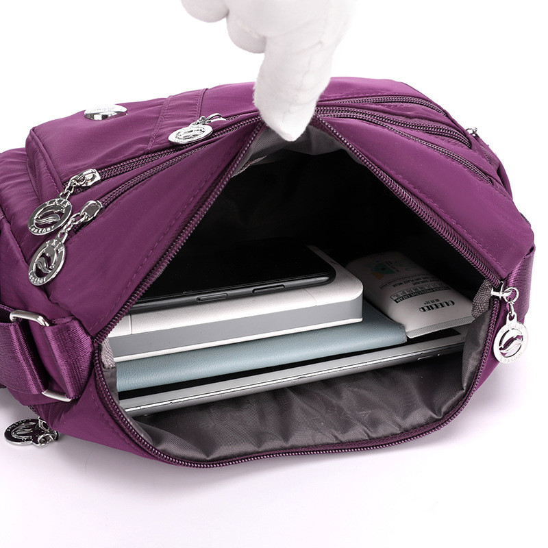 Madinga laisvalaikio rankinė ant peties, moteriška rankinė Nailono vandeniui nepralaidūs krepšiai moteriškoms rankinėms Aukštos kokybės daugiafunkcis