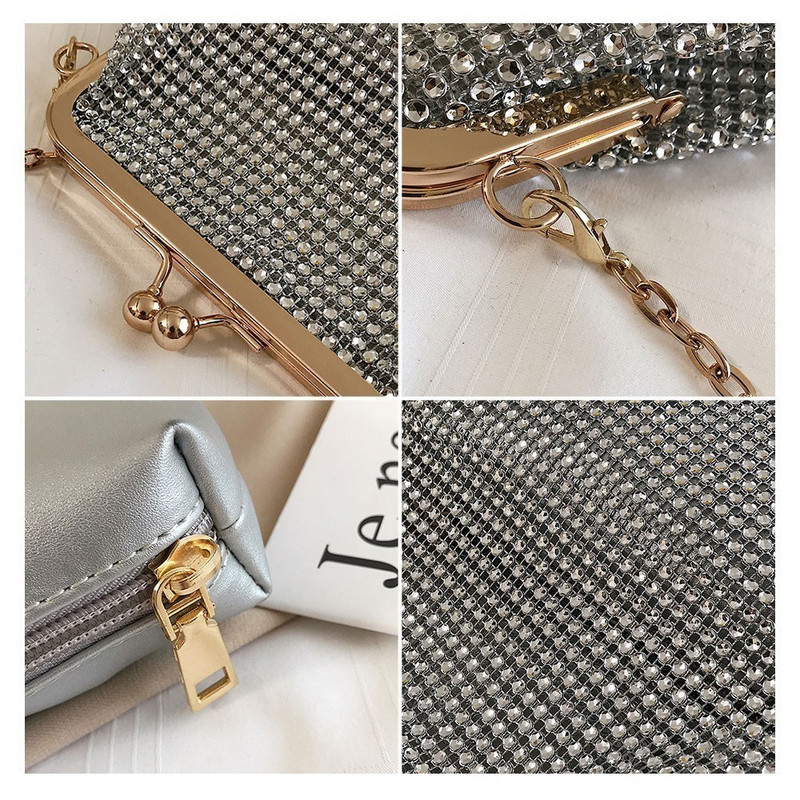 Chain Straw Kiss Lock Shell Naiste käekotid Vintage disainkott Naiste õlakott tasuta kohaletoimetamine