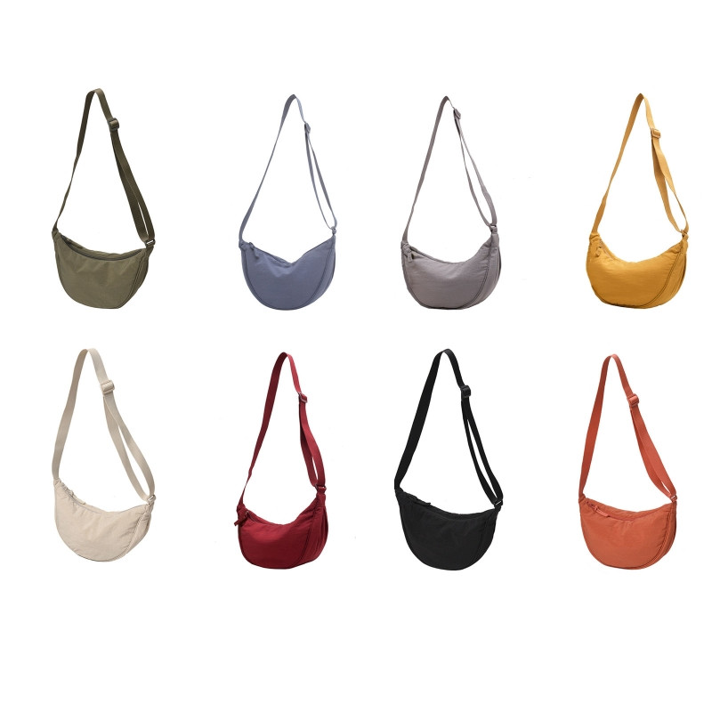 Geantă de piept de culoare solidă pentru femei Geantă de umăr pentru femei de călătorie de mare capacitate pentru stradă