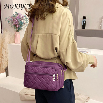 Γυναικεία τσάντα ώμου μόδας Vintage γυναικεία μονόχρωμη τσάντα αγγελιοφόρου τσάντα καμβά Μεγάλη τσάντα χιαστί τηλεφώνου