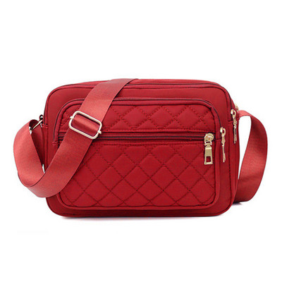 Moodne naiste õlakott Vintage naiste ühevärviline ruuduline käekott, lõuend, suur telefonikott