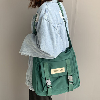 Дамска платнена чанта Японски отдел Harajuku Windsuit Messenger чанта Корейски студентки Чанти през рамо