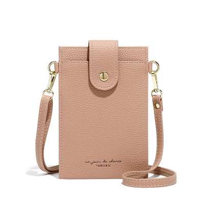 Geantă subțire de designer de modă pentru femei, geantă mică de umăr pentru doamne, buzunar pentru telefonul mobil, mini geantă crossbody, posetă pentru carduri pentru femei