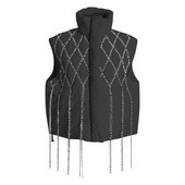 Naiste metallist kettidega vest