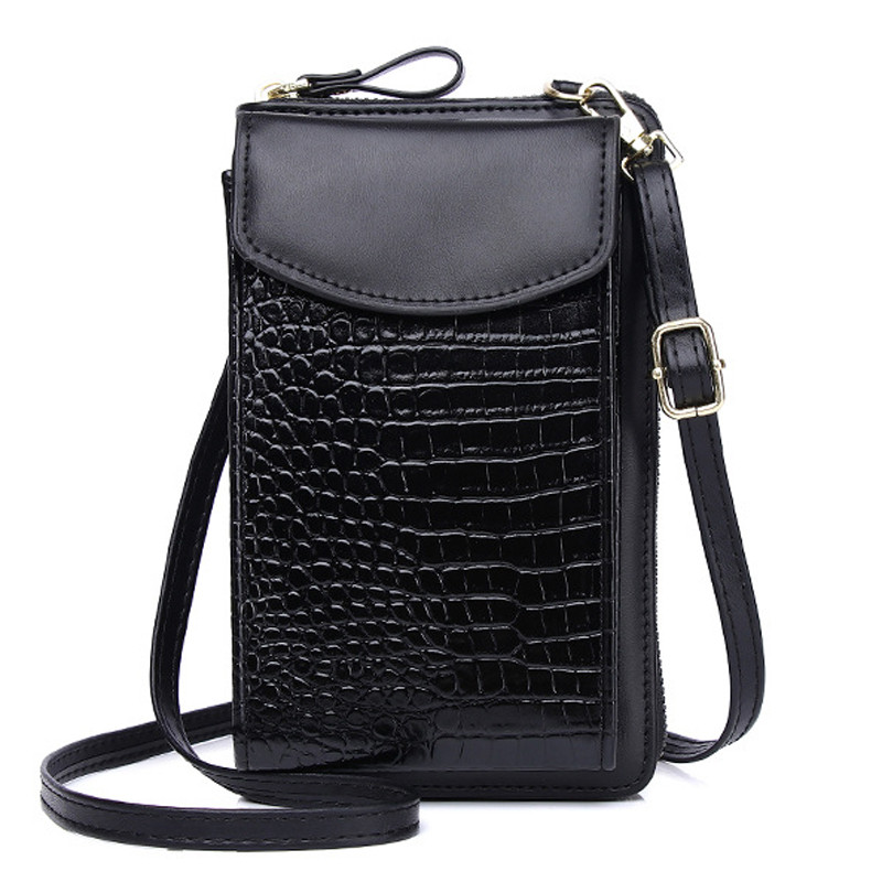 Γυναικείες τσάντες Τσάντες ώμου Γυναικείες τσάντες Πορτοφόλι Τσάντες Κάρτα Τσάντες Messenger Τσάντα Κροκόδειλος Μοτίβο κέρματος Πορτοφόλι κινητού τηλεφώνου Τσάντα τσάντα