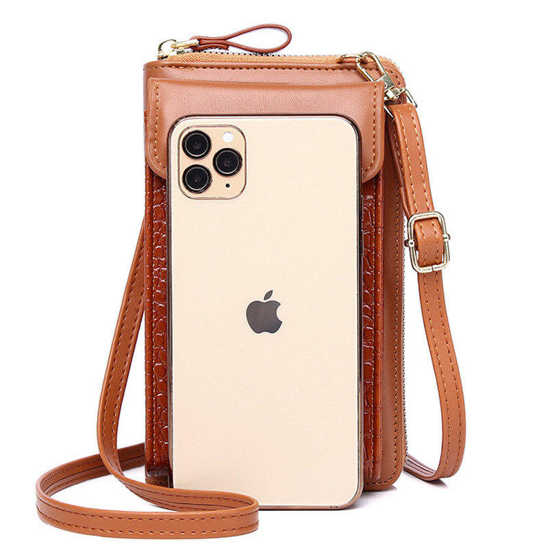 Γυναικείες τσάντες Τσάντες ώμου Γυναικείες τσάντες Πορτοφόλι Τσάντες Κάρτα Τσάντες Messenger Τσάντα Κροκόδειλος Μοτίβο κέρματος Πορτοφόλι κινητού τηλεφώνου Τσάντα τσάντα